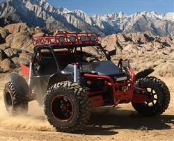 Fully assembled BMS Sniper EFI 1500cc 2-Seater Dune Buggy; 108 HP; 5 Speed with Reverse; 85 mph; Shaft Driven; Winch/Tow Hitch/Stereo/29" Mammoth Tires/Full LED Lighting/Electronic Power Steering