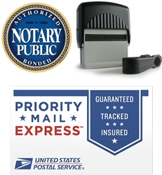 Pay for notary or other additional services online