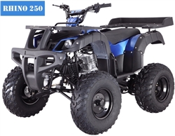 TAOTAO 200cc RHINO 250 Full Size Utility ATV Air Cooling Manual 4 Speed+Reverse, 10" Big Tires, Heavy Duty Bumper/Fender/Racks