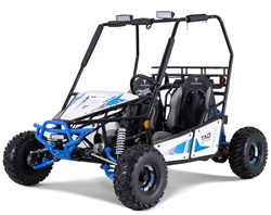 New Colors and Design TRITON 125cc Youth Go kart Fully Automatic with Reverse, Speed Limiter, Adjustable Shocks, LED Lights, Dual USB Port, 7"Tires